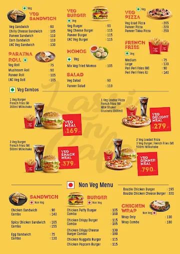 Lassi N Cafe menu 