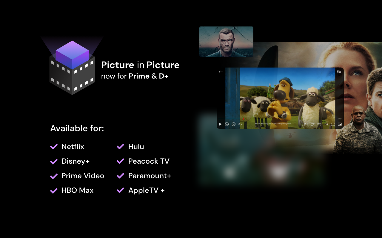 Netflix Picture in Picture now for Prime & D+ Preview image 3