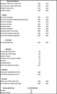 TKF Desi Grill House menu 2