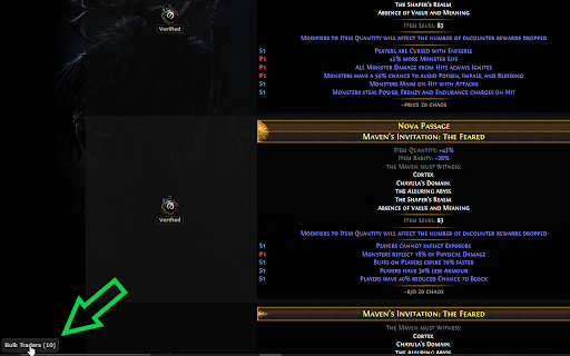 PoE Bulk Trades