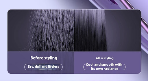 Title 20, Mini Hair Straightener Non-Damaging Dual-Purpos...