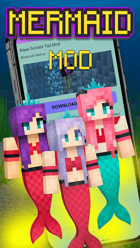 Screenshot Mermaid Craft Tail Ocean Mods