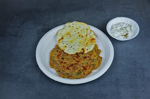 Dahi Koki With Papad