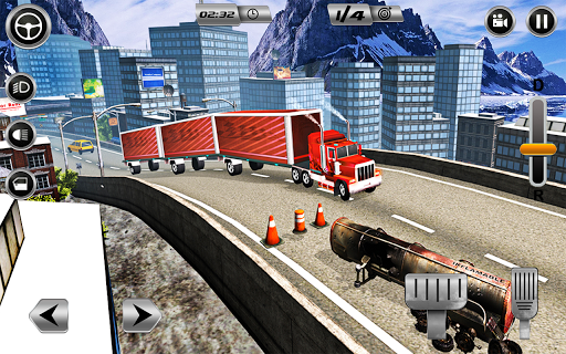 Euro Long Trailer Truck Sim 2019 Cargo Transport