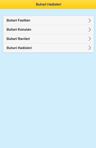 Buhari Hadisleri