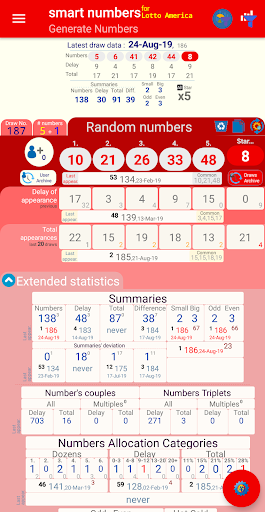 past lotto america numbers