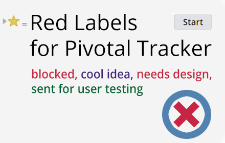 Red Labels for Pivotal Tracker small promo image