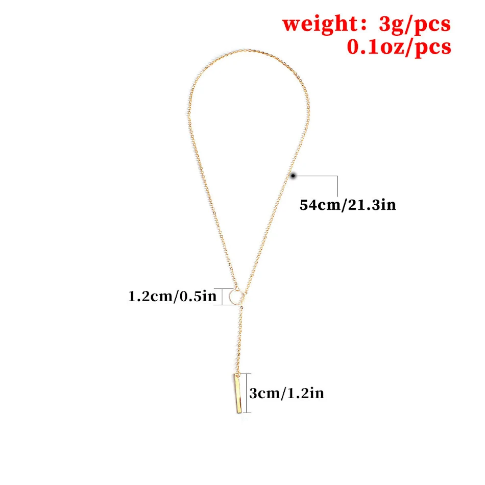 Korte Ketting met Eenvoudige Persoonlijkheidscirkel voor Dames Stijlvolle Sieraden Dagelijks Draagbaar Perfect Cadeau Elegant