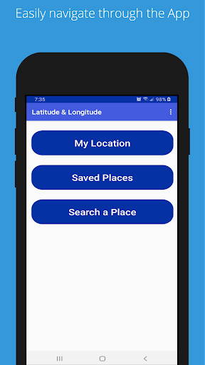 Screenshot Latitude & Longitude