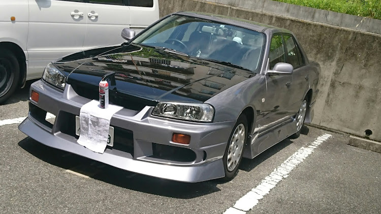 スカイラインの洗車後パシャリ・車はフルオープンの方がかっこいいに関するカスタム事例の投稿画像1枚目