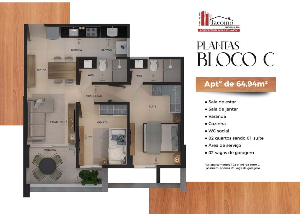 Apartamentos para alugar Centro