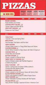 The Great Pizza menu 3