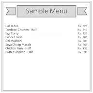 Studio Tadka The Punjabi Kitchen menu 1