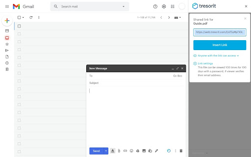 Tresorit for Gmail