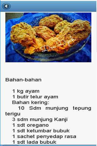 Resep Ayam Kentucky