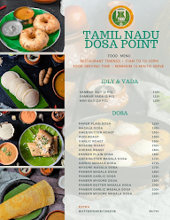 Tamil Nadu Dosa Point menu 3