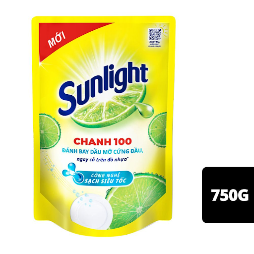 Nước rửa chén chanh Sunlight túi 750g