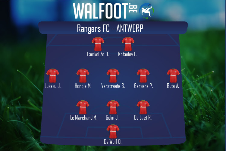 Composition Antwerp | Rangers FC - Antwerp (25/02/2021)