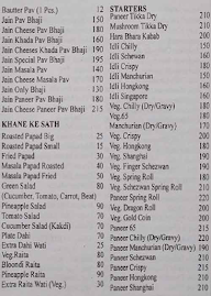 Hotel Balaji menu 6