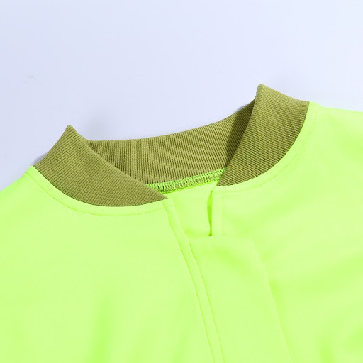 Title 9, Uniforme de béisbol de costura verde fluorescente