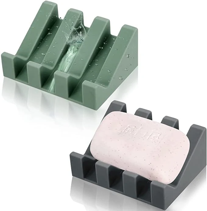 Title 2, Tilt Drain Silicone Soap Drain Rack Box, keeps ...