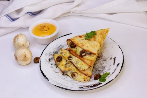 Mushroom, Olives & Cheese Quesadillas