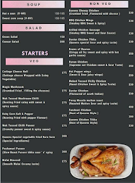 La Queens menu 1