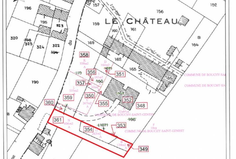  Vente Terrain à bâtir - 1 003m² à Villiers-Saint-Georges (77560) 