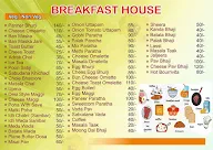 Breakfast House menu 1