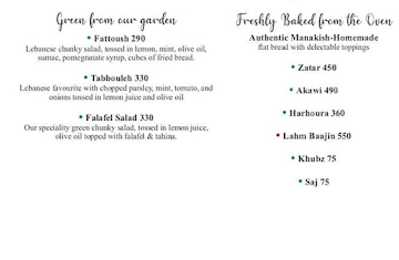 Arbab menu 