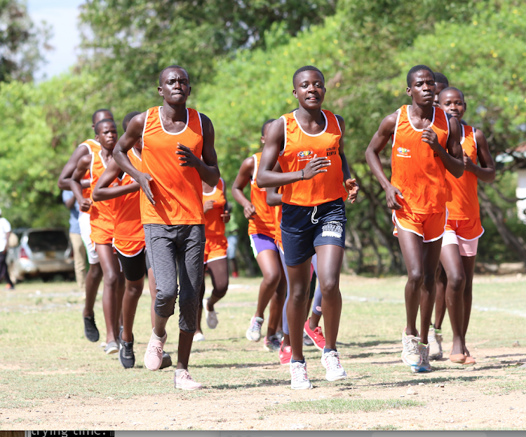 Athletes from Sang'oro camp go through their paces during a training session at Sang'oro Secondary School (2).JPG