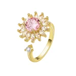 Yellow Gold Pink Diamond