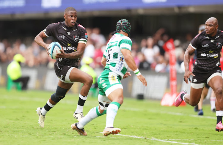 Aphelele Fassi was named man of the match in the Sharks defeat against Benetton.