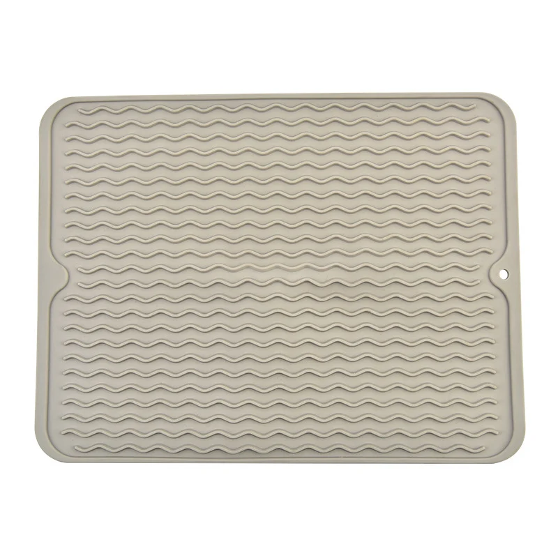 Set de table TPR polyvalent, protège-plat et dessous-de-plat, coussin de table antidérapant avec drainage de l'eau, idéal pour la maison