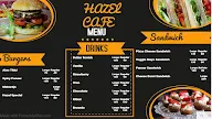 Hazel Cafe menu 1