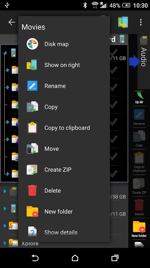 X-plore File Manager- 스크린샷