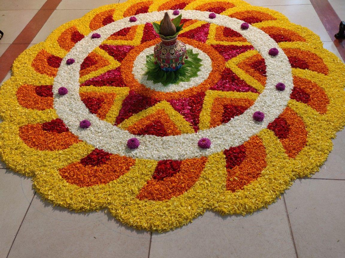 FLOWER PATTERNS RANGOLI