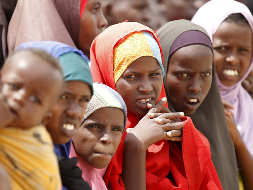 Somali refugees at the Ifo camp in Dadaab near the Kenya-Somalia border, on May 8, 2015.