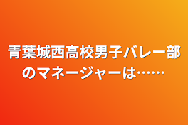 青葉城西高校男子バレー部のマネージャーは……