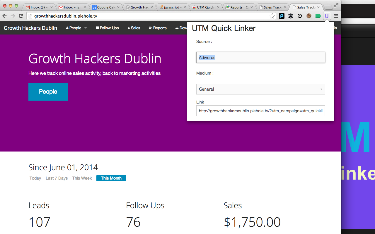 UTM Quick Linker Preview image 3