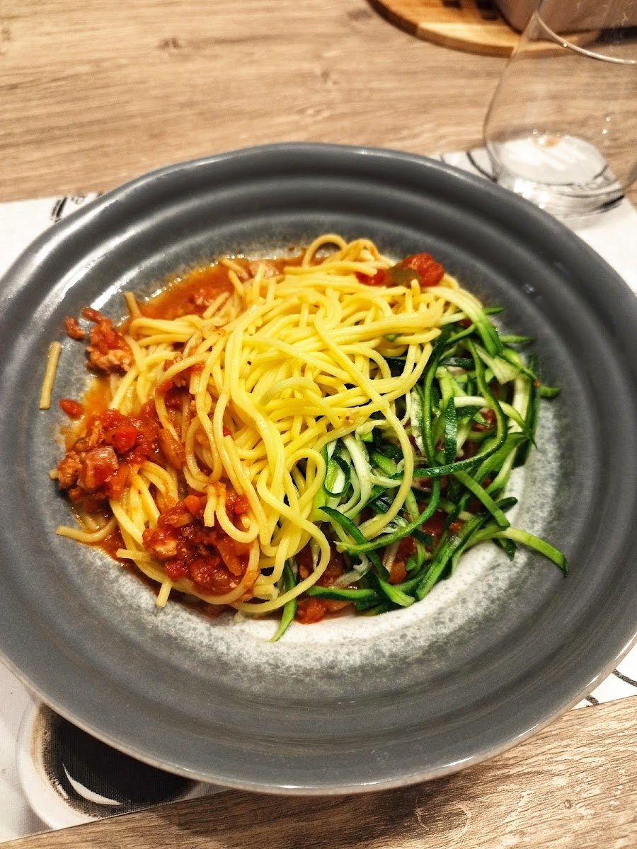 GV spaghetti courgetti