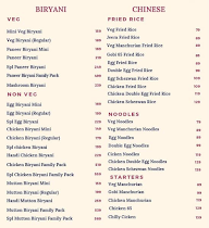 The Chinese King menu 1