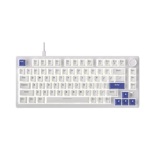 Bàn phím cơ Gaming DAREU EK75 Full white_Dream switch (extra keycaps)