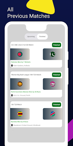 Screenshot Cricboom Cricket Live Line