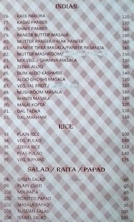 Sitaare menu 2