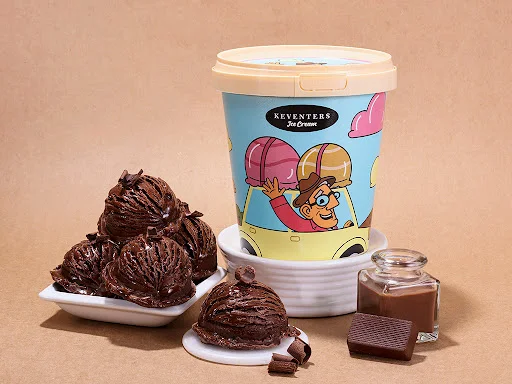 Triple Chocolate Ice Cream [750 Ml Hand Scooped]