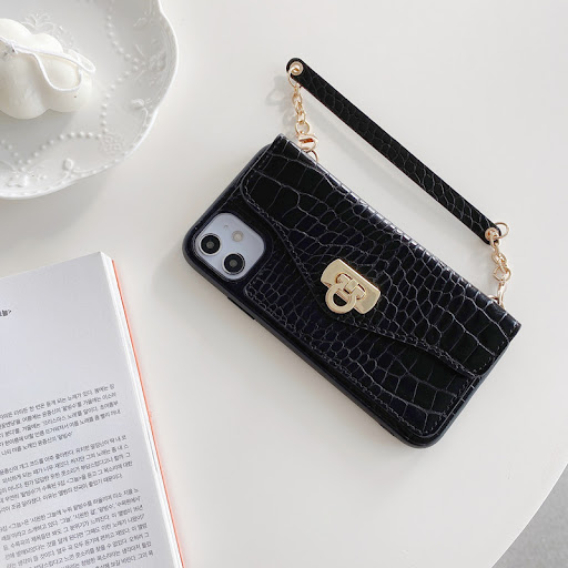 Title 2, Luxury Pattern Portable Phone Case With Lanyard...