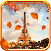Autumn Paris Eiffel Tower  Icon