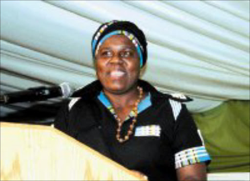 MODEL BOSS: Makgoro Mannya was named Female Farmer Of The Year at a glittering function on Friday. Pic. Andrew Hlongwane. 31/08/2007. © Sowetan.