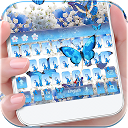 Download Blue Butterfly Keyboard Theme Install Latest APK downloader